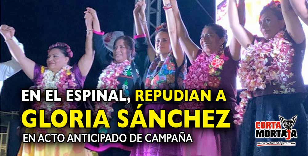 En El Espinal, repudian a Gloria Sánchez, en acto anticipado de campaña